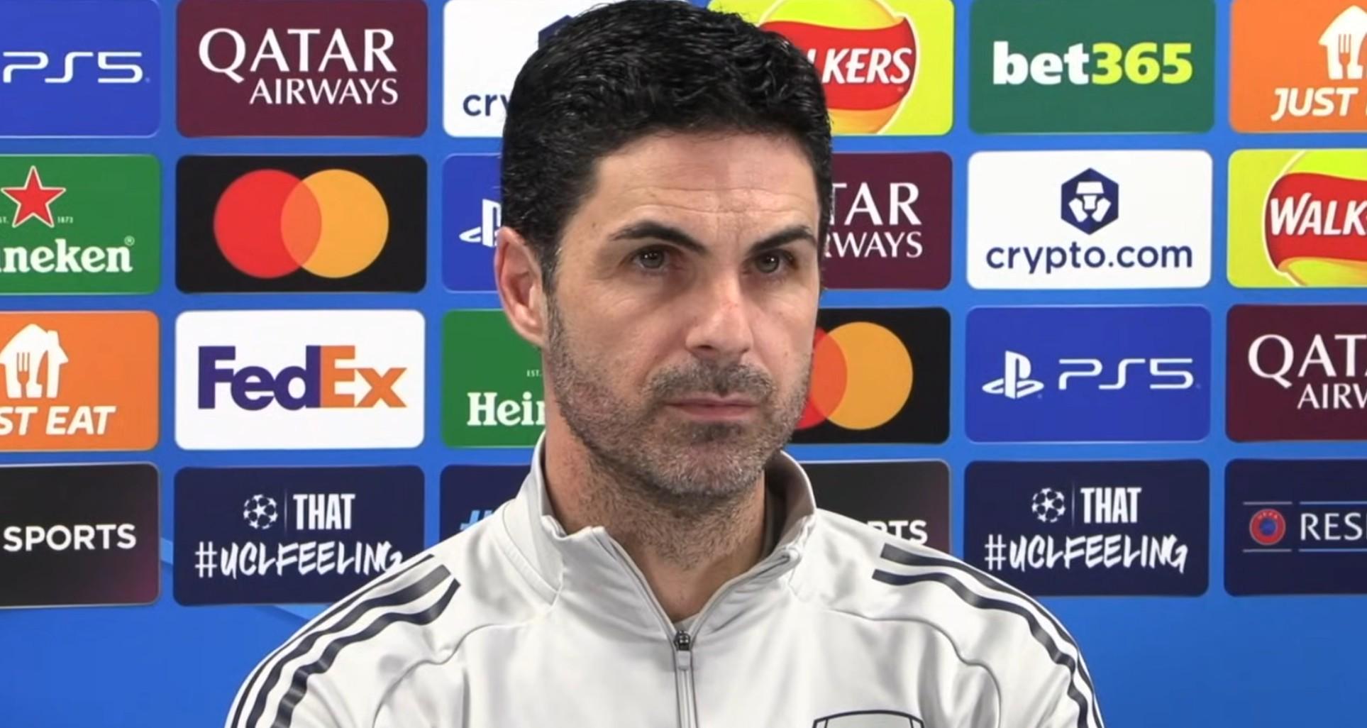 开云体育入口-阿尔特塔：萨利巴和廷贝尔有些小伤在身，他们无法出战凯拉特