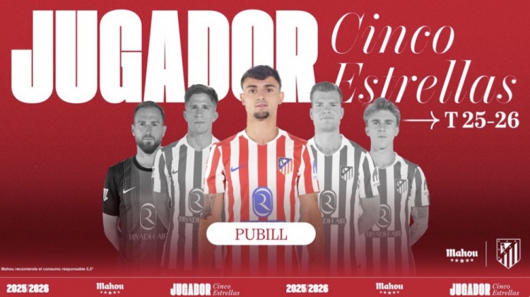 开云体育APP下载-7场全部打满！马竞官方：中后卫普比尔当选俱乐部1月最佳球员