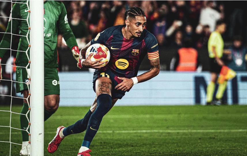 开云APP-拉菲尼亚点射小将双响，巴萨3-0复仇马竞，创国王杯纪录无缘逆转